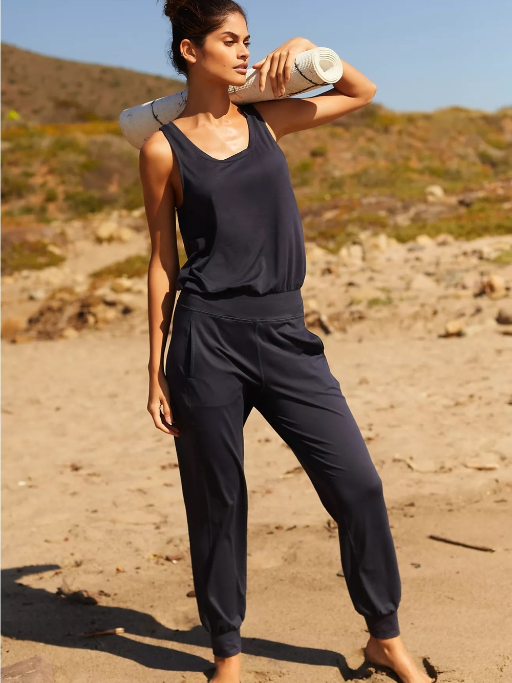 Sweaty Betty Black Gary Jumpsuit Sz: XS - Picture 3 of 10